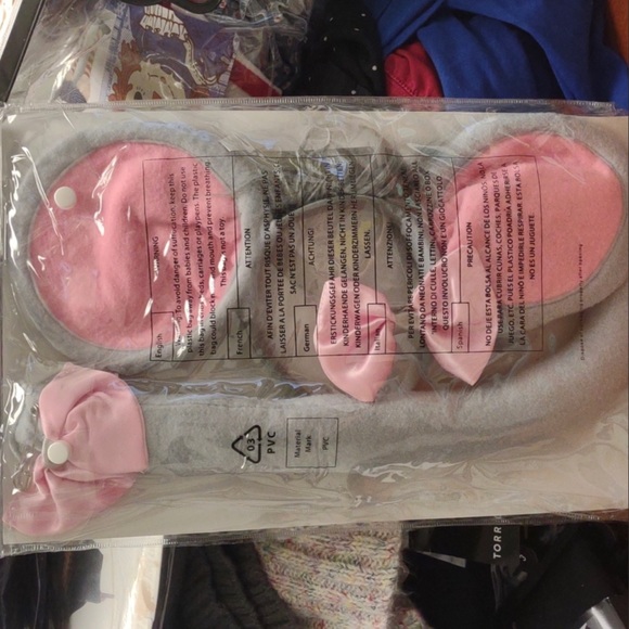 🐁 Mouse Halloween Costume ACCESSORY Kit: Tail + Ears + Neck Bow - Picture 2 of 4